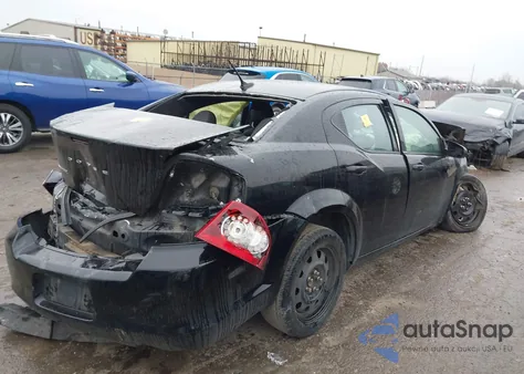 2013 Dodge Avenger Se из США, поврежденный, VIN 1C3CDZAB4DN581067